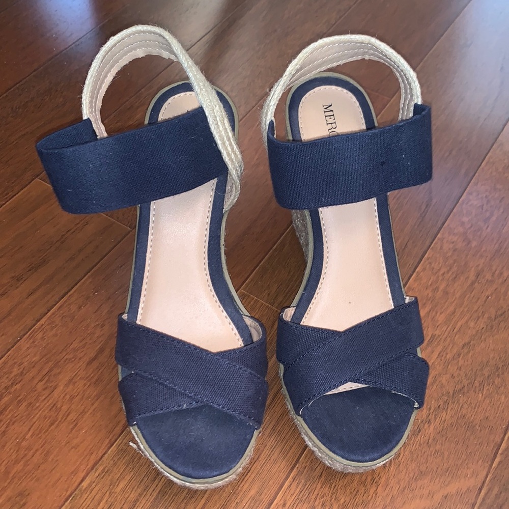 Merona Platform Wedge Sandal with Ankle Strap